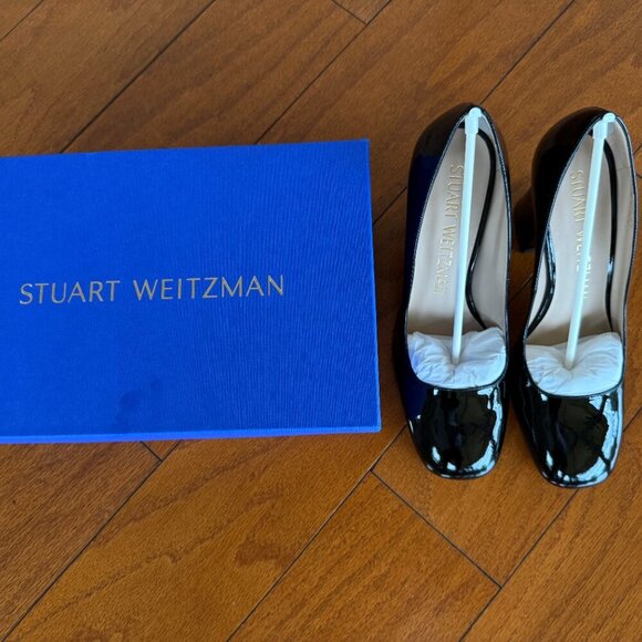 Stuart Weitzman Womens Curveblock 85 Pumps Shoes - Picture 9 of 11